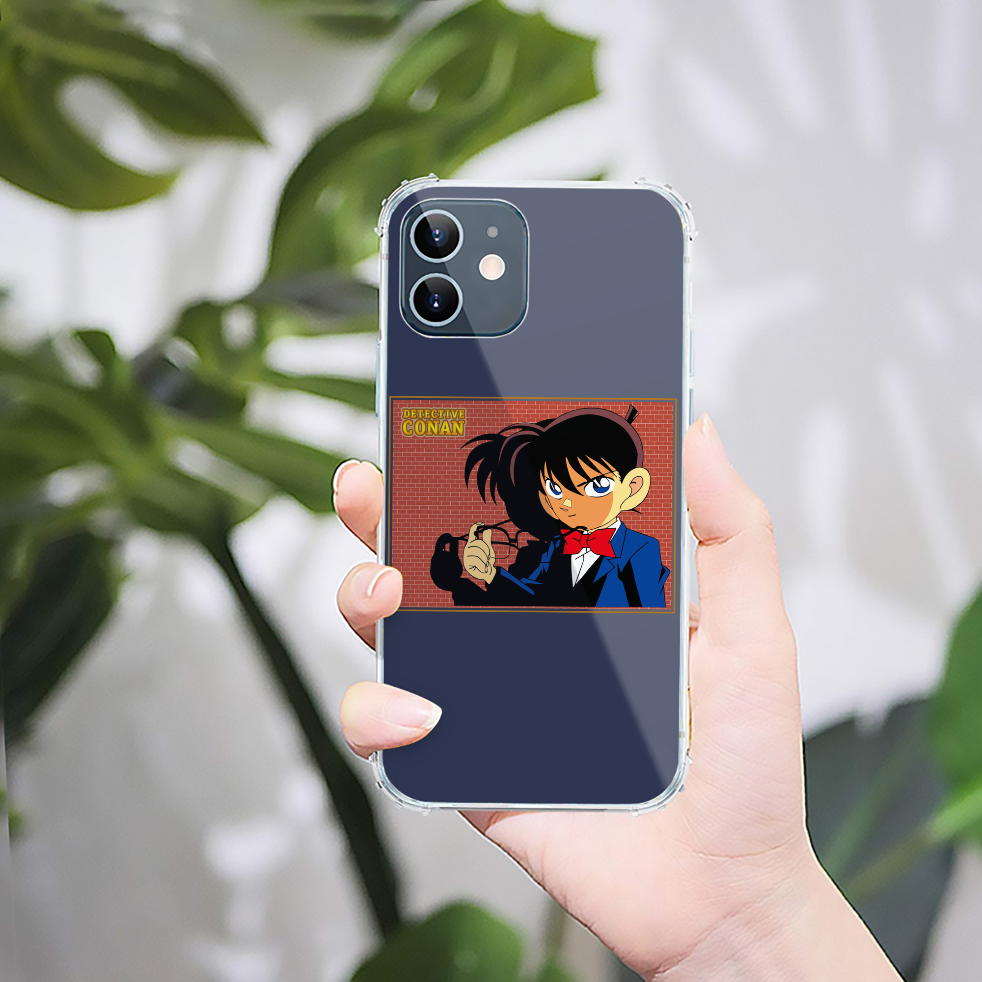 （画像用） 名探偵コナン 江戸川 コナン Detective Conan Conan Edogawa 【iPhone 12シリーズ対応】透明スマホケース（クリアソフトケース）